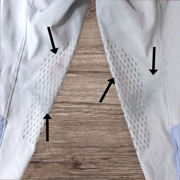 KERRITS Affinity Ice Fil Kneepatch Knee Grip Breech Riding Pants Sand Size M - Picture 6 of 6